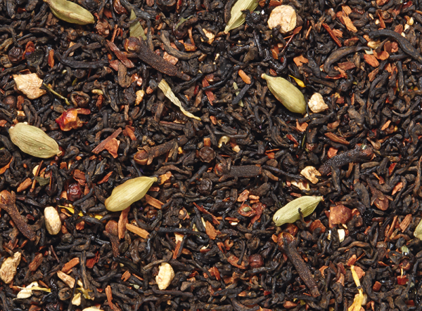 Schwarzteemischung Pu-Erh Chai Zimt-Kardamom-Note aromatisiert