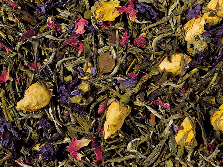 Grün-Weißteemischung Macabeo Zitrus-Jasmin-Note aromatisiert