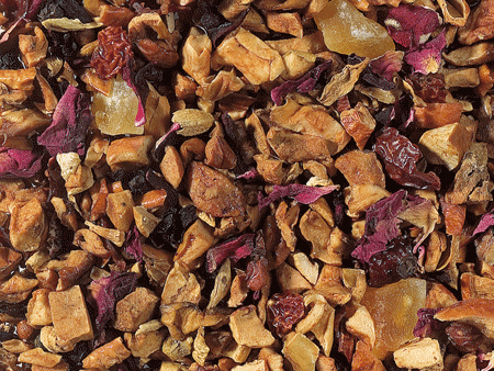 Früchteteemischung Ingwer/Pfirsich Ingwer-Pfirsich-Note aromatisiert