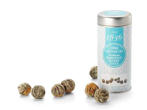 China Green Blooming Tea Marigold Silvery Stage