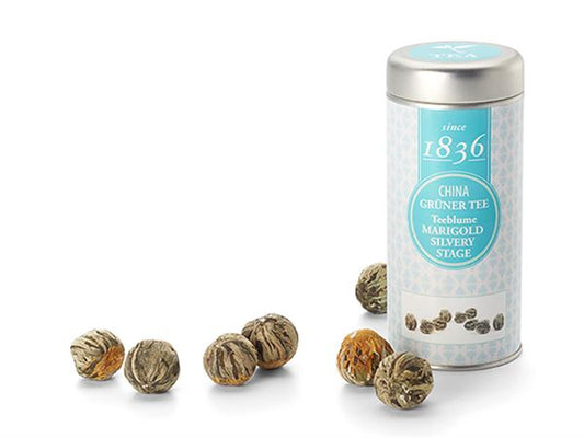 China Green Blooming Tea Marigold Silvery Stage