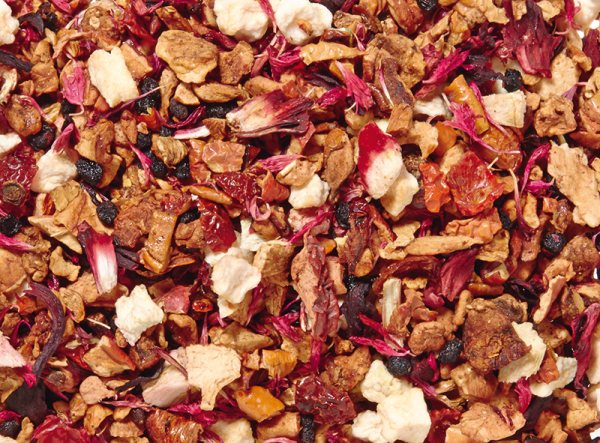 Früchteteemischung Rhabarberschorle Rhabarber-Note aromatisiert