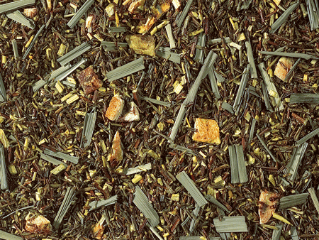 Grüne Rotbuschteemischung Lemon-Vanille Zitrone Vanillen-Note aromatisiert