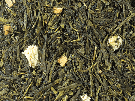 Grünteemischung Sencha Karamell Superior Karamell-Note aromatisiert