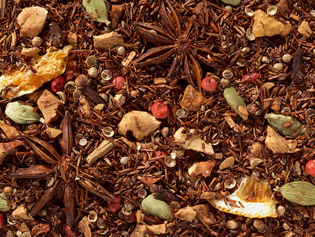 Rotbuschteemischung Weihnachtsduft Orangen-Note aromatisiert
