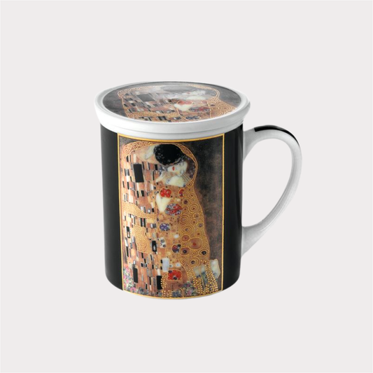 Kräuterteetasse "Klimt Kuss" 3 Teilig 0,25l Cha Cult