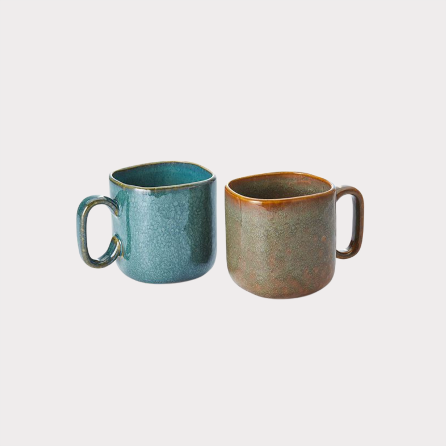 Becher "Halvar", ChaCult Keramik mit "Reactive Glaze", 2-fach sortiert 0,45 l