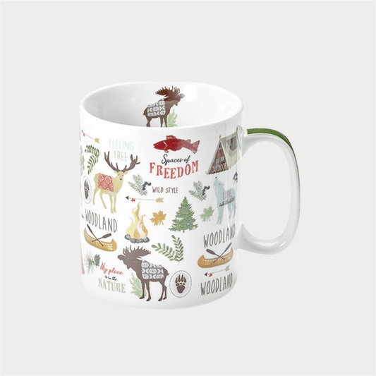 Jumbo-Becher "Woodland" Porzellan 0,75 l ChaCult