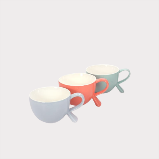 Jumbo-Becher "Josephine" Porzellan, 3-fach sortiert 0,5 l ChaCult