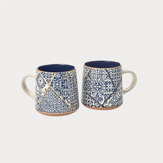 Becher "Amrani" Keramik, 2-fach sortiert 0,3 l ChaCult