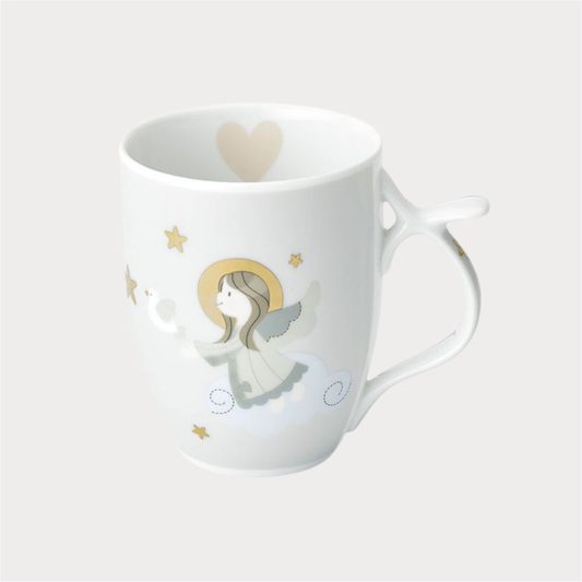 Becher "Angels" Porzellan mit Goldauflage 0,35 l ChaCult