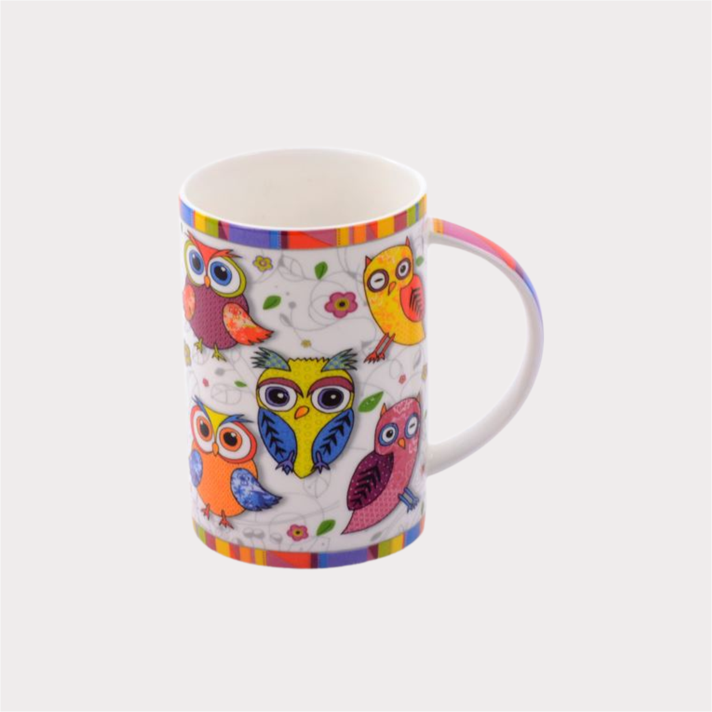 Becher "Eule" Fine Bone China 0,35 l Cha Cult
