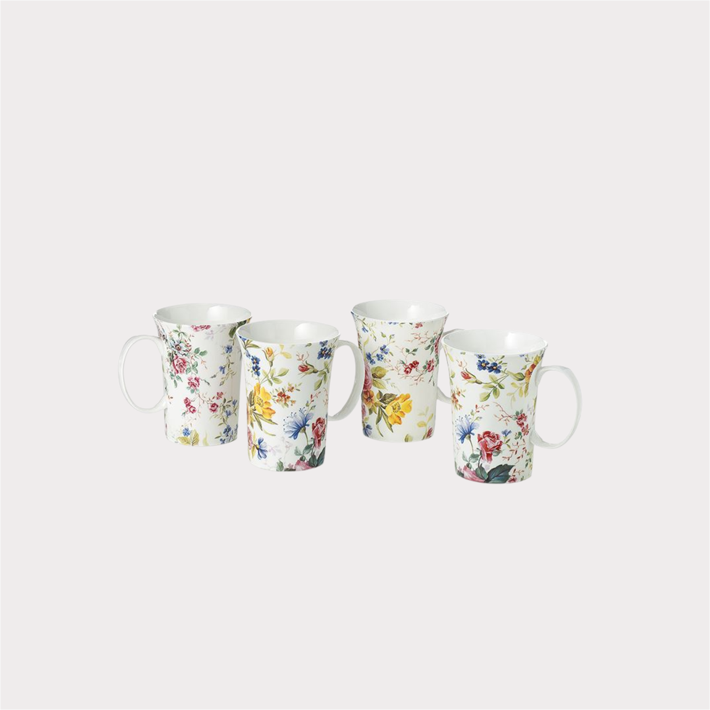 Becher "Mariechen" Fine Bone China, 4-fach sortiert 0,3 l ChaCult
