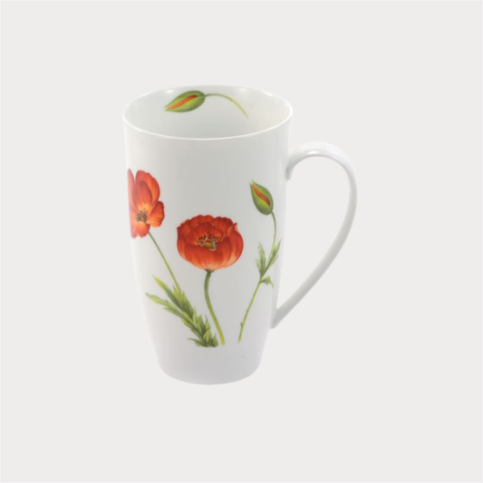 Mega-Becher "Poppy" Porzellan 0,5 l ChaCult