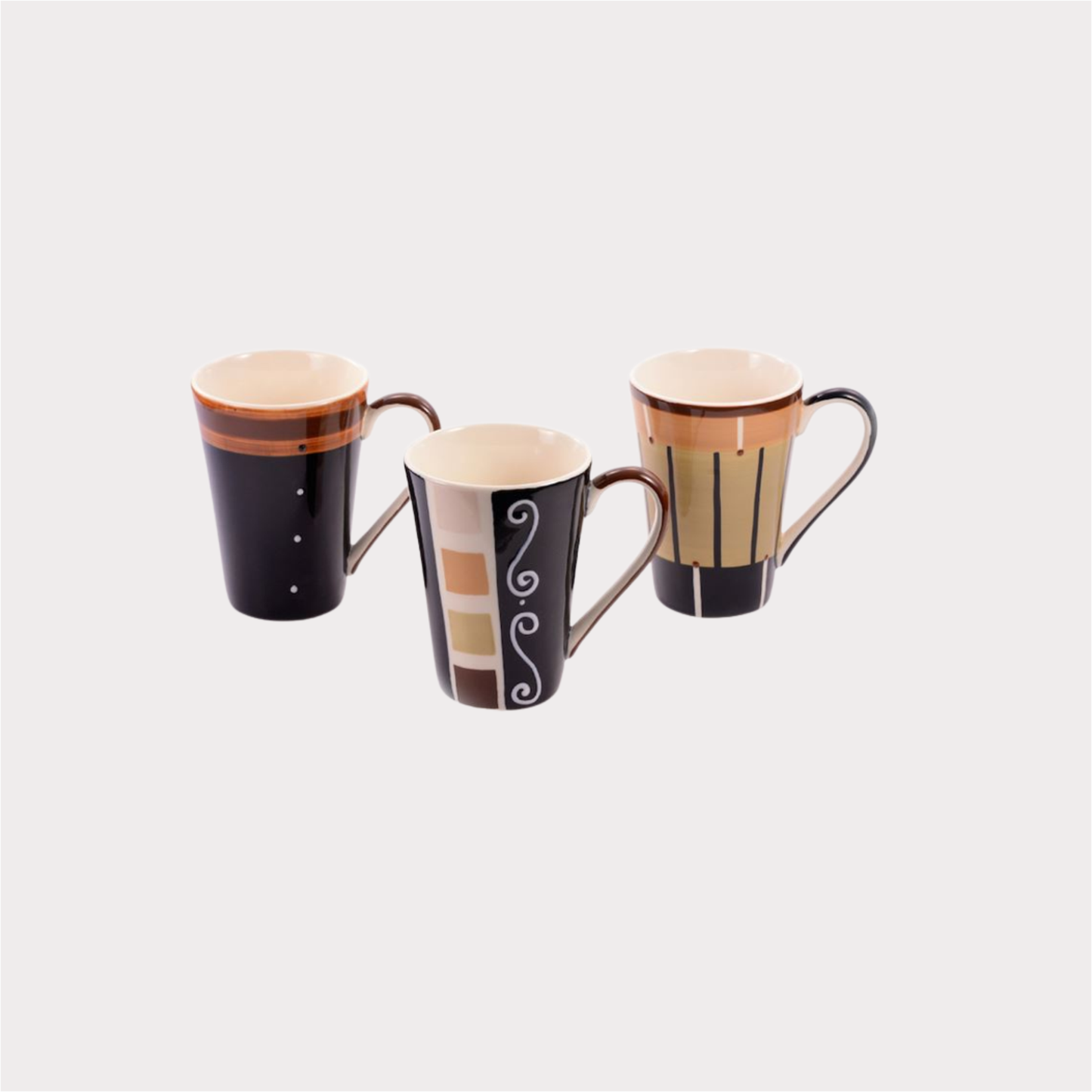 Becher "Sao Paulo" Keramik, 3-fach 0,3 l ChaCult