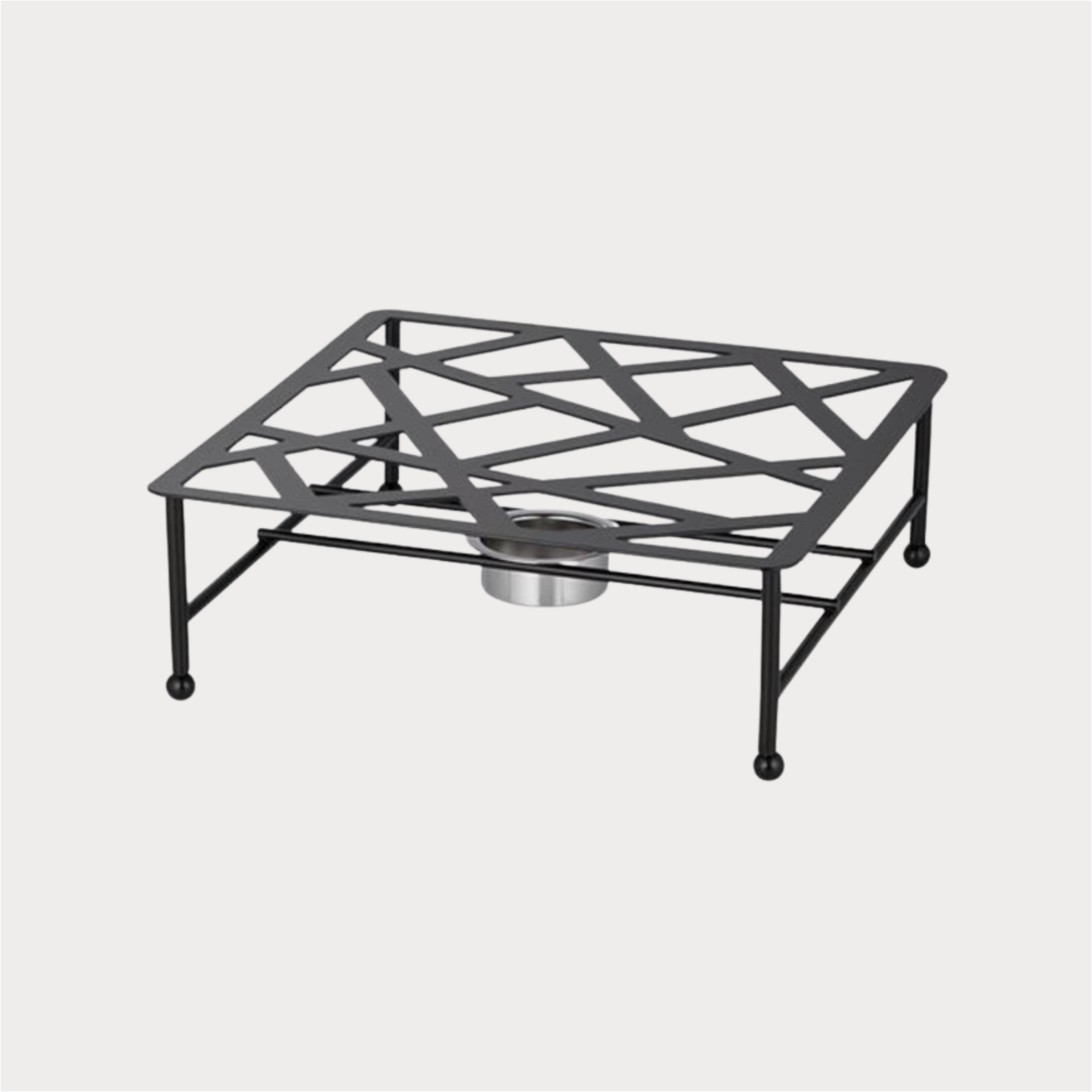 Stövchen "Simo" von Cha Cult, Metall ca. 20 x 20 cm