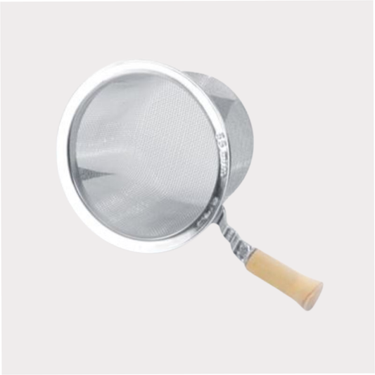 Tee Sieb mit Bambusgriff von Cha Cult, Edelstahl Ø ca. 5,5 cm