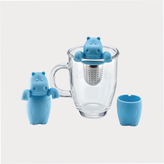 Tee-Ei "Andrew" von Cha Cult, Edelstahl, Silikon, in Geschenkbox Ø ca. 3,3 cm