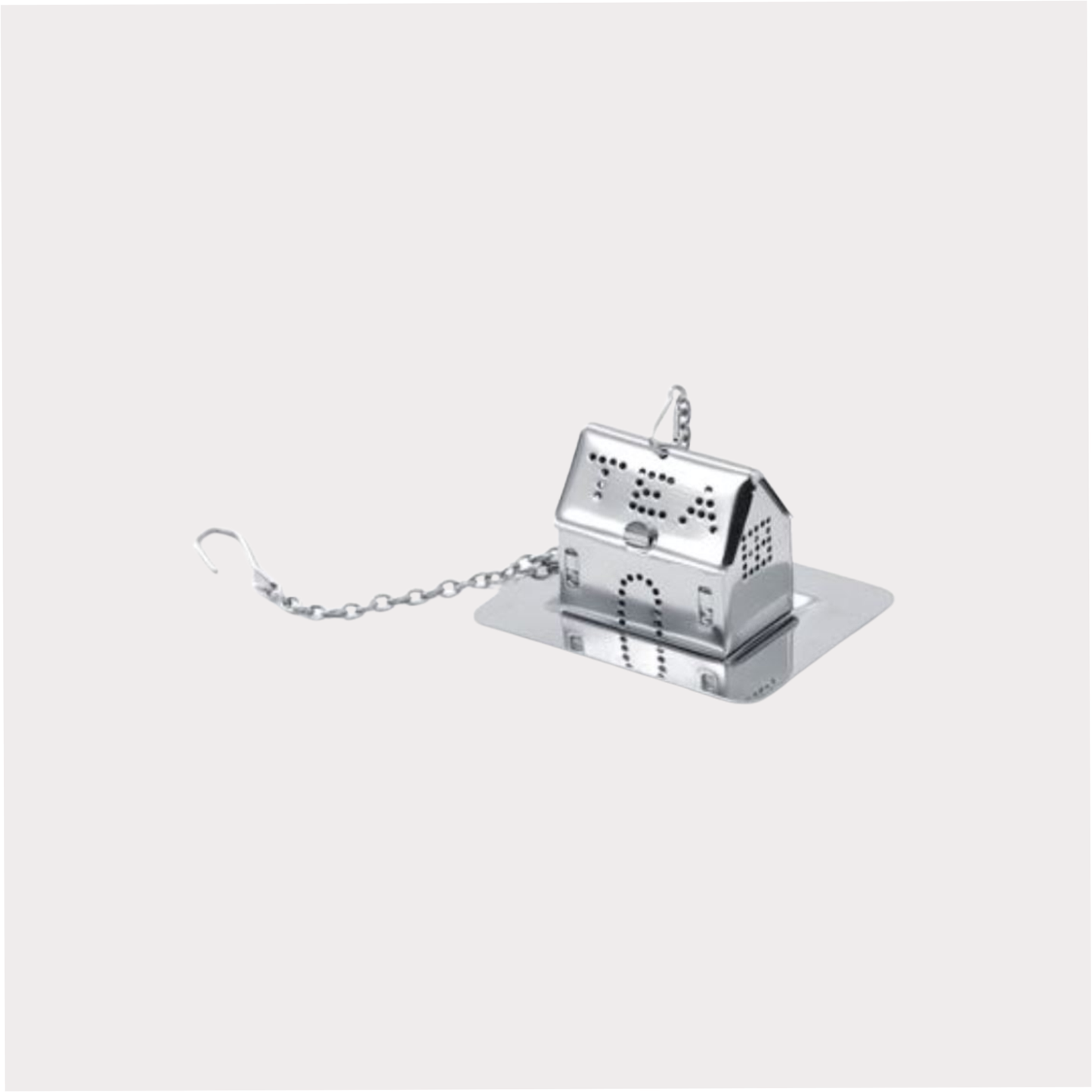 Tee-Ei "Teehaus" Edelstahl 3,2 x 2 x 3 cm