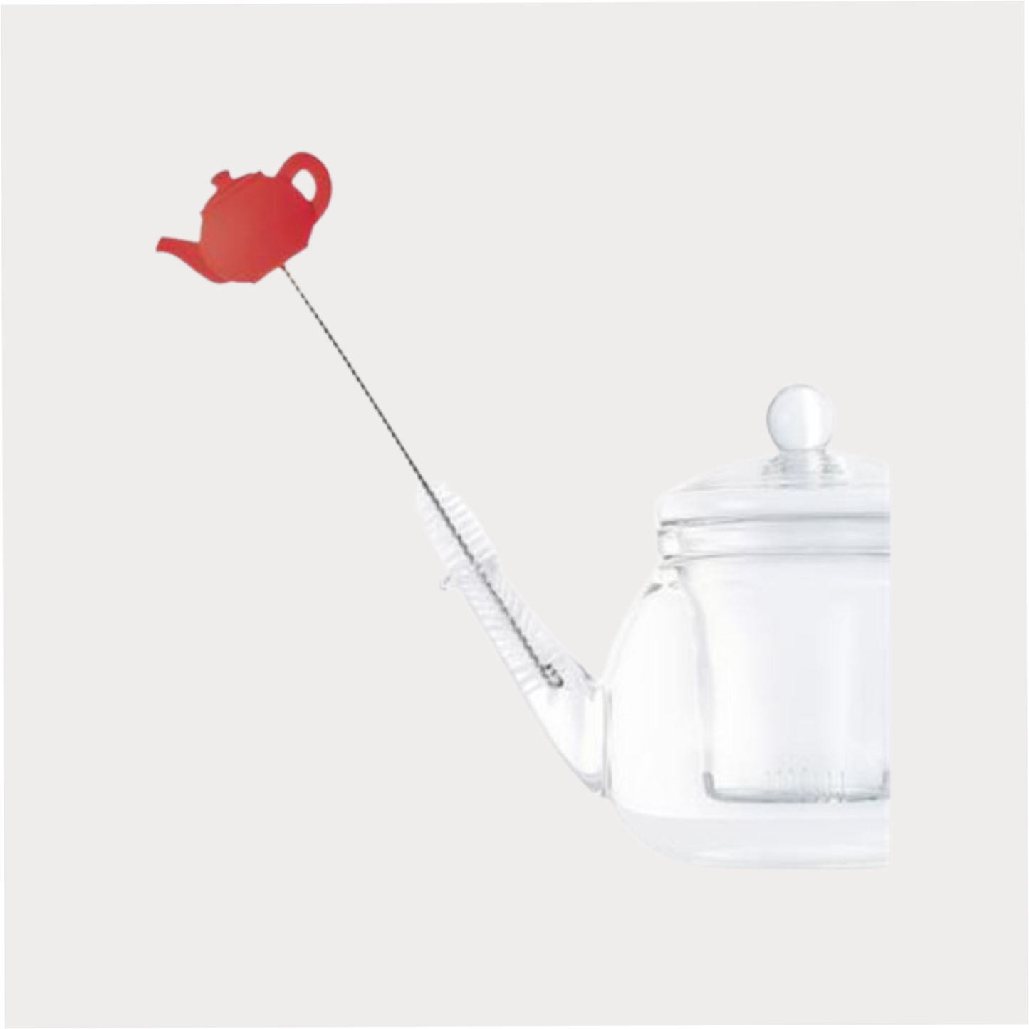 Tüllenreiniger "Timmi" von Cha Cult, Reinigungsbürste mit Silikongriff L ca. 18 cm
