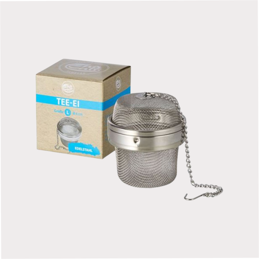 Tee-Ei "Netz" von Cha Cult, Edelstahl Ø ca. 6 cm