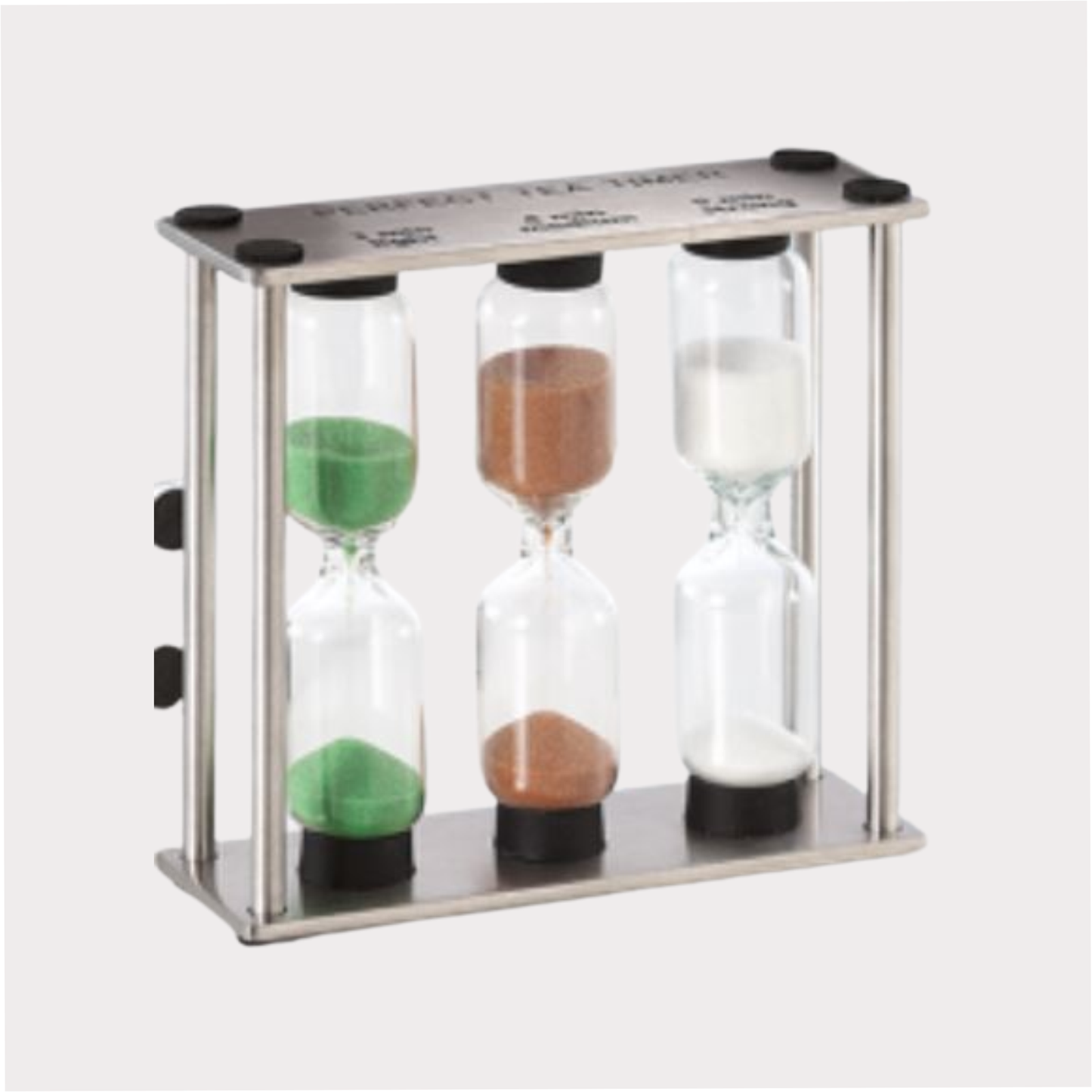 Sanduhr "Perfect Tea" Glas, ca. 3 x 9 x 8 cm für 3 verschiedene Ziehzeiten