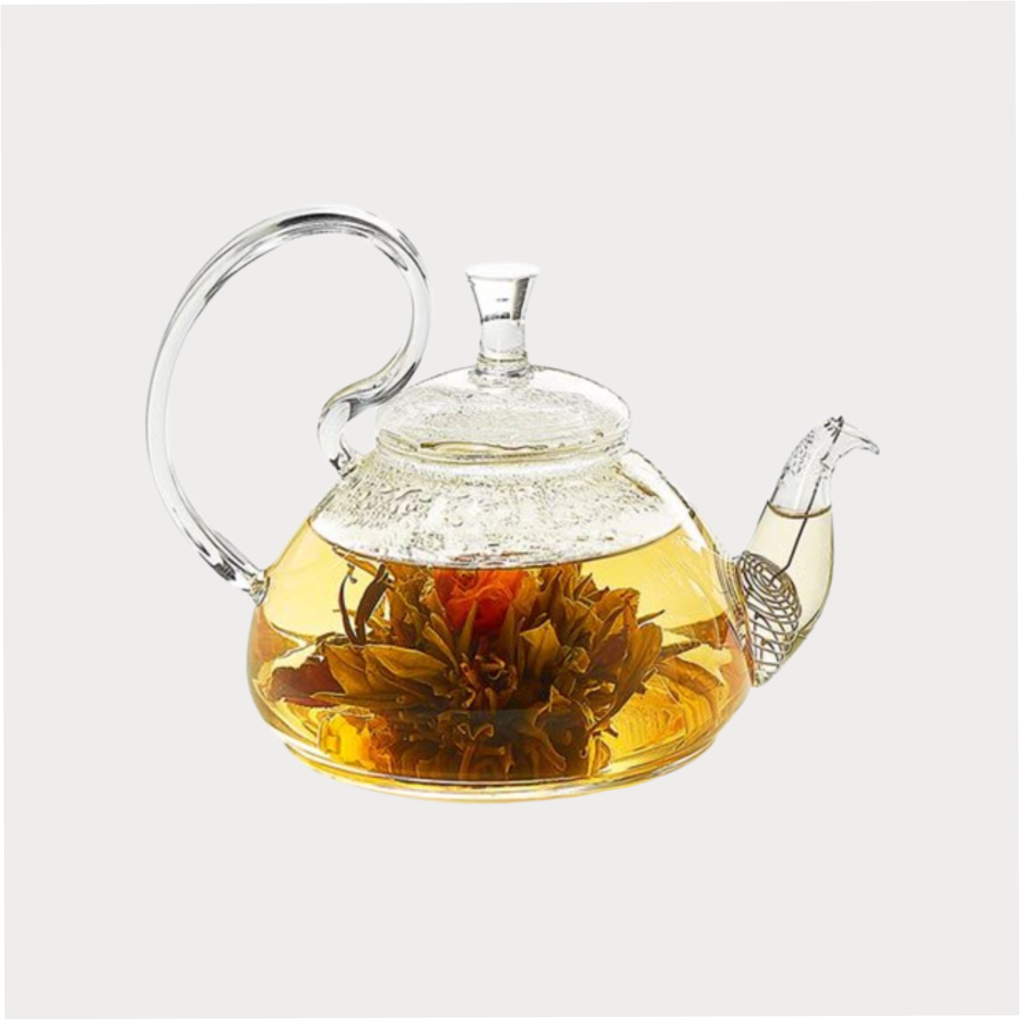 Teerosenkanne "Bahar" von Cha Cult, Glas 0,8 l