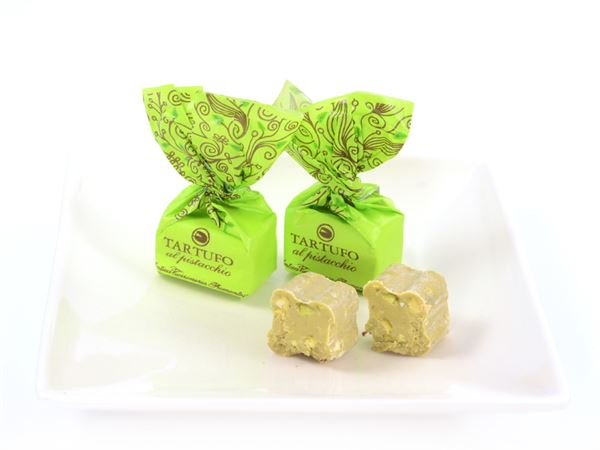 Tartufo Dolci mit Pistazien, ca. 71 Stück per kg, lose