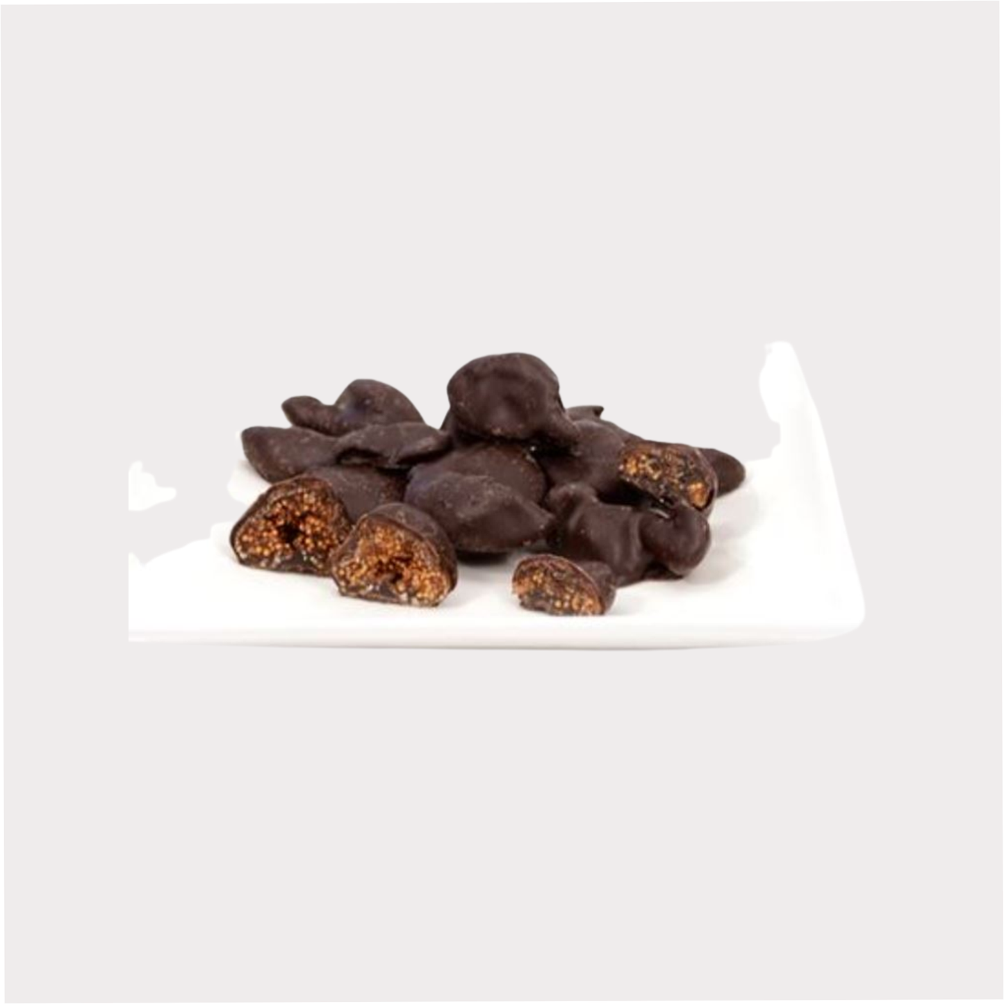Feigen in Zartbitterschokolade, 1 kg, lose