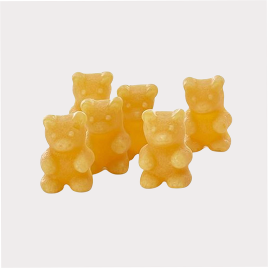 Tee-Bären "Pfirsich-Zitrone" mit Pfirsich- und Zitronengeschmack,