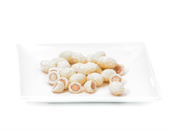 Kokosmandeln mit weißer Schokolade, 1 kg, lose