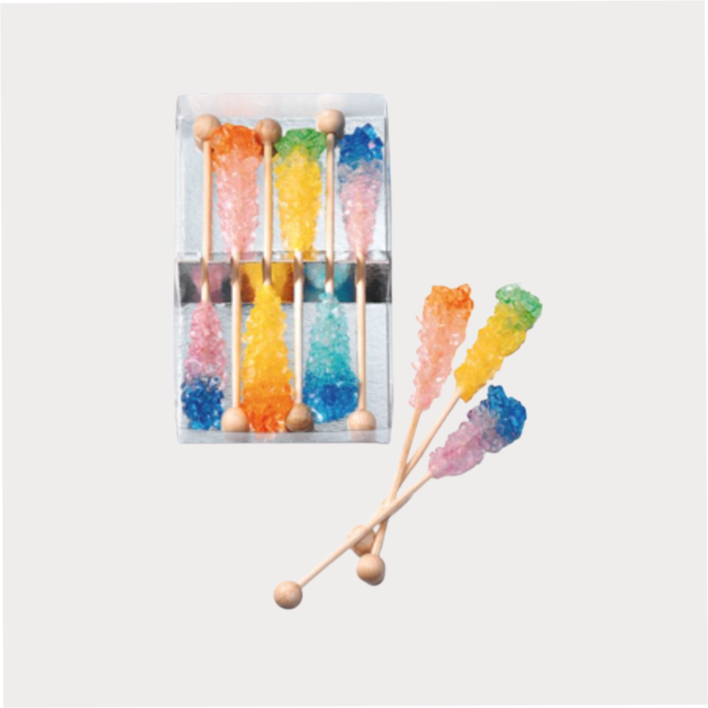 Kandissticks "Duo", 2-farbig 6 Stück per Packung, ca. 11 cm
