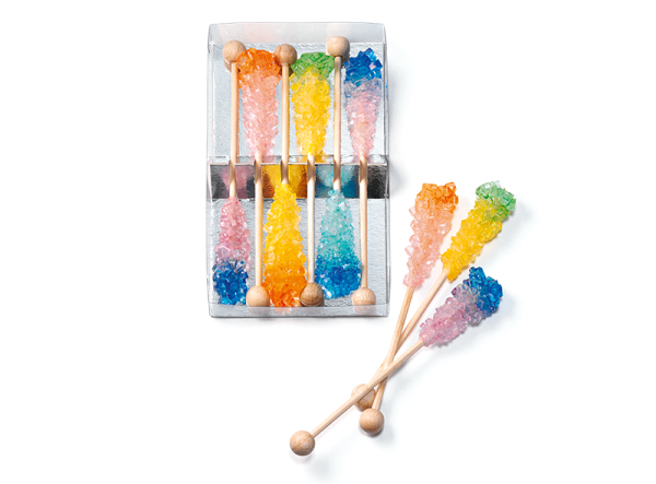 Kandissticks "Duo", 2-farbig 6 Stück per Packung, ca. 11 cm