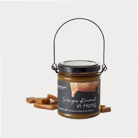 Honig mit salzigem Karamell