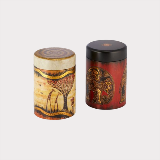 Dose "African Life" von Cha Cult, 125 g rund, geprägt, 2-fach