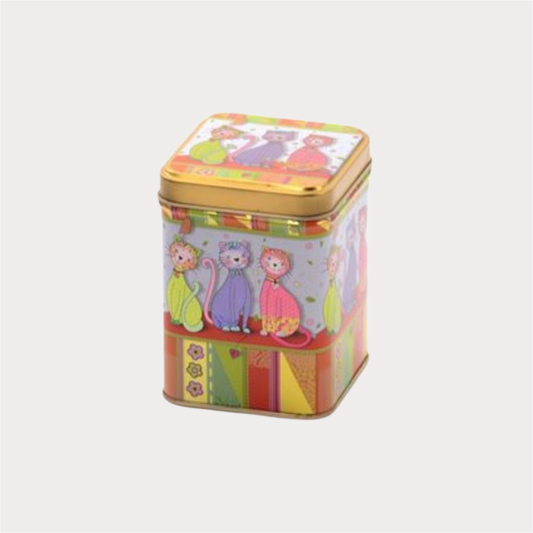 Dose "Evi" von Cha Cult, 100 g eckig, Stülpdeckel