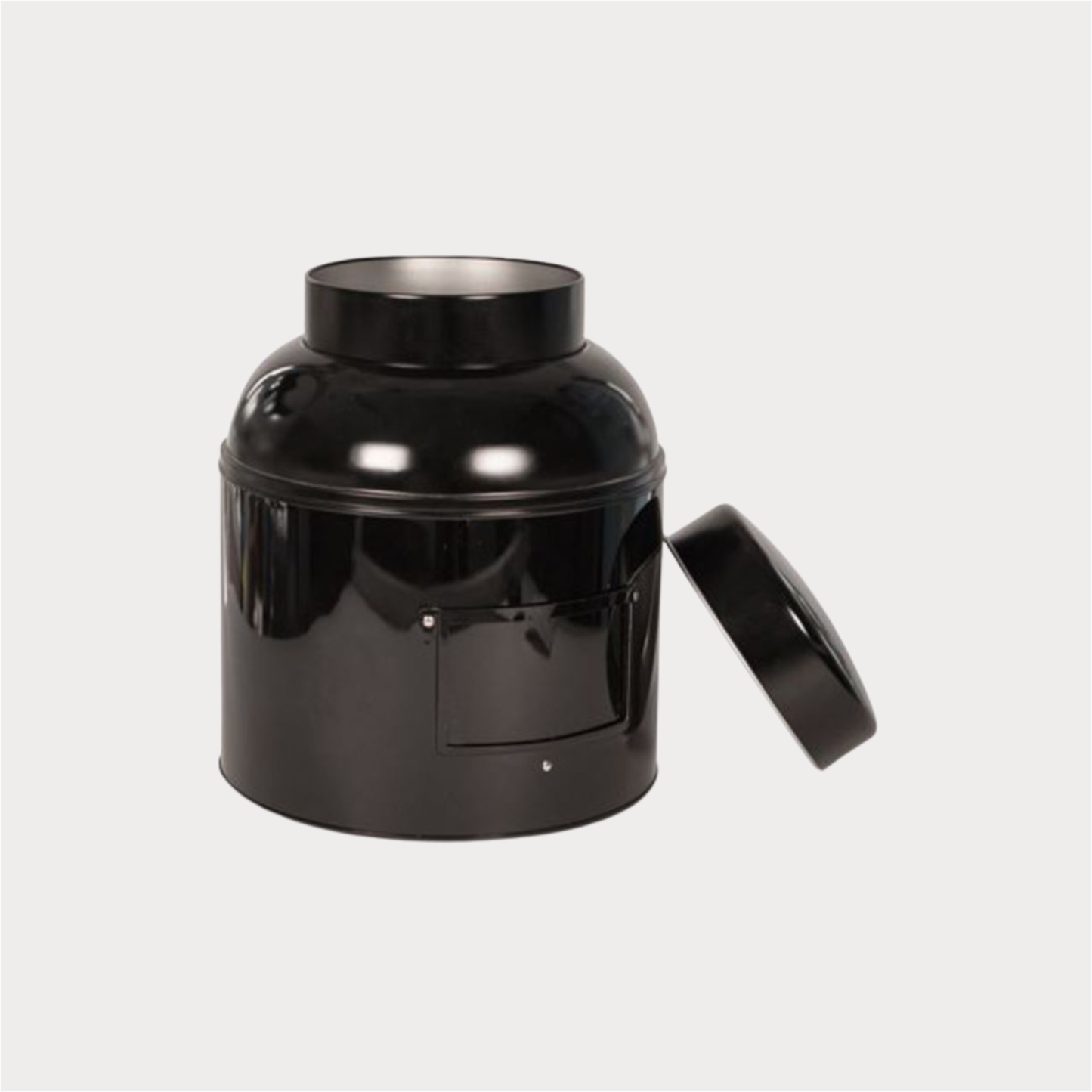 Vorratsdose "Globe" von Cha Cult, 1,5 kg schwarz, rund