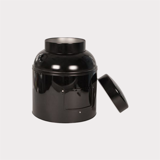 Vorratsdose "Globe" von Cha Cult, 1,5 kg schwarz, rund