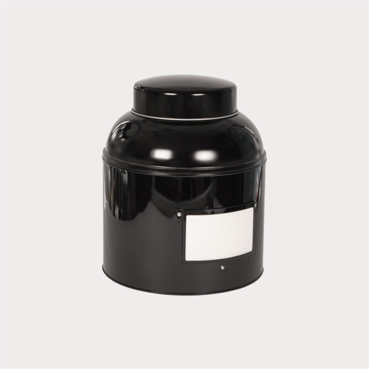 Vorratsdose "Globe" von Cha Cult, 1,5 kg schwarz, rund