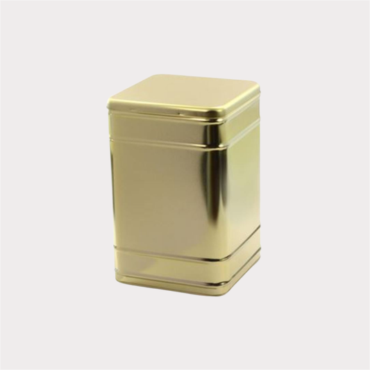 Vorratsdose "Edward" von Cha Cult, 1,5 kg mattgold, Scharnierdeckel