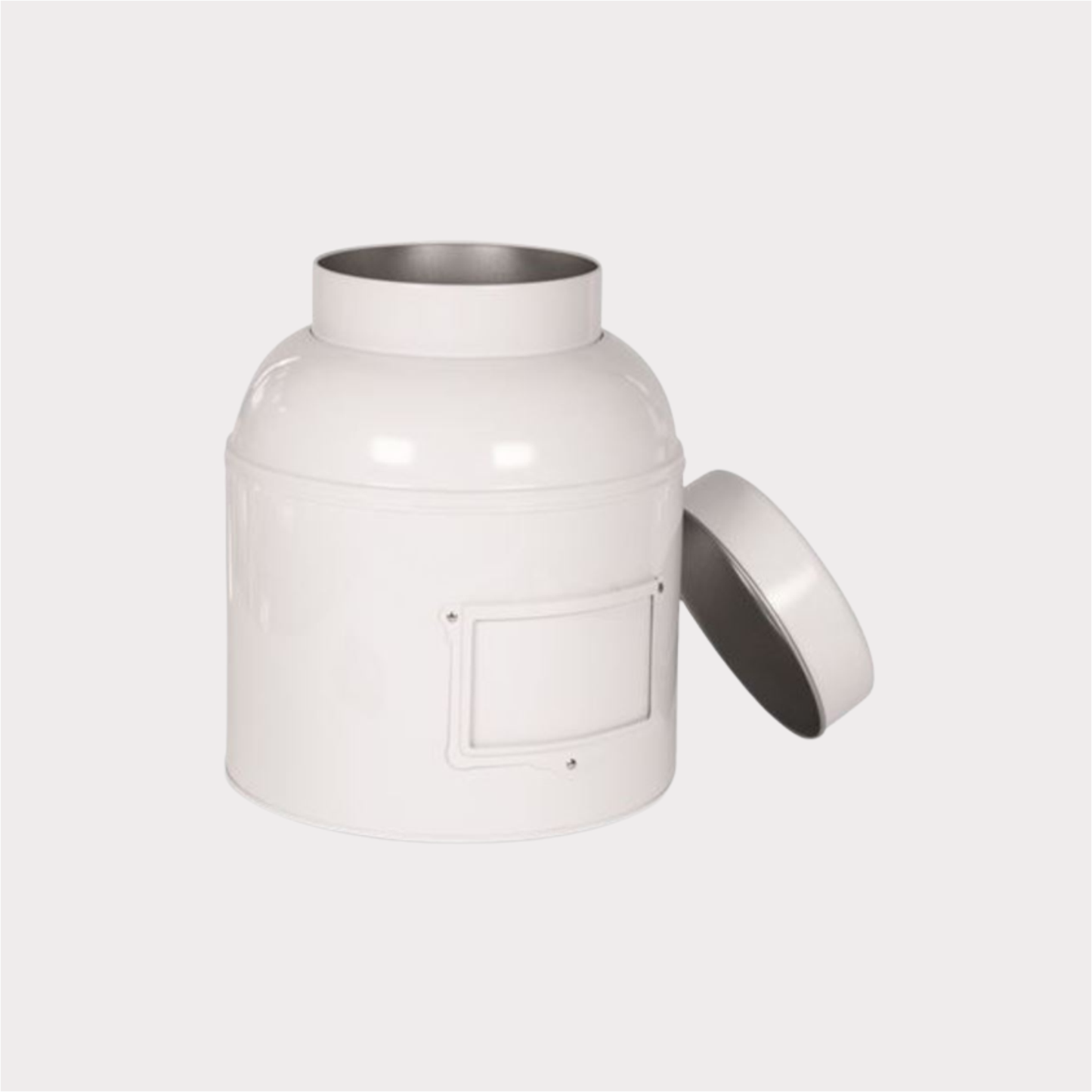 Vorratsdose "Globe" von Cha Cult, 1,5 kg weiß, rund