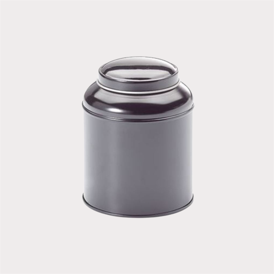 Dose "Globe" von cha Cult, 100 g rund, schwarz