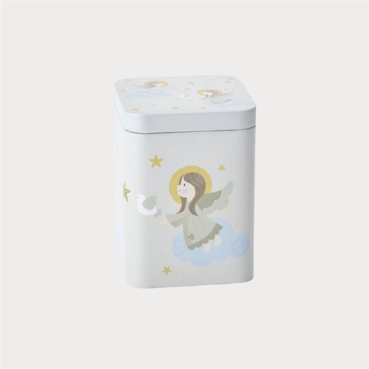 Dose "Angels" von Cha Cult, 100 g eckig, Stülpdeckel, Metallik-Effekt