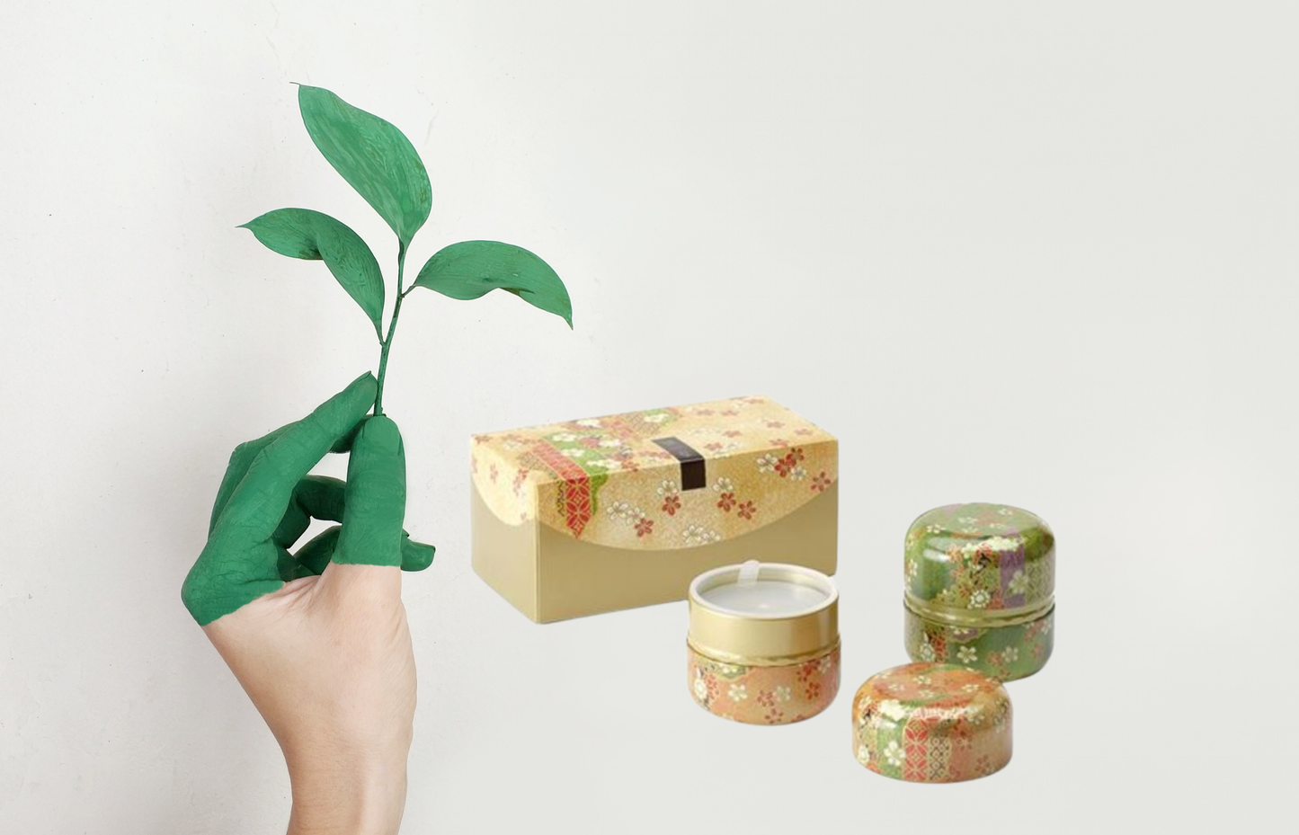 Dosen Set "Ruri" von Cha Cult, 100g Weißblech, 2-fach