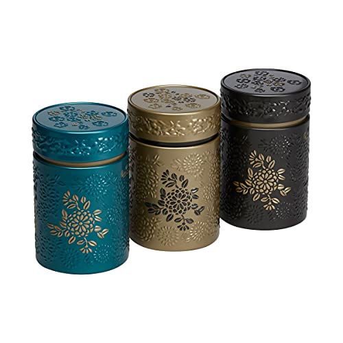 Dose "Yumiko" von Eigenart, 150 g rund, Aromaverschluss, 3-fach sortiert