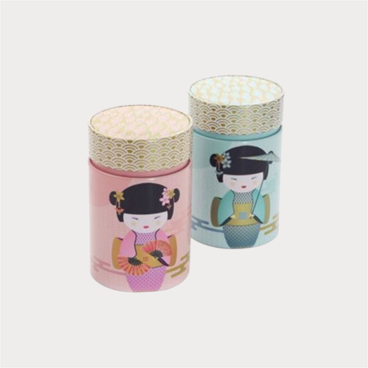 Dose "New little Geisha" von Cha Cult, 150 g rund, Aromaverschluss, 2-fach sortiert