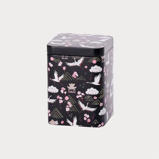 Dose "Chihiro" von Cha Cult, 100 g eckig, Stülpdeckel, matt