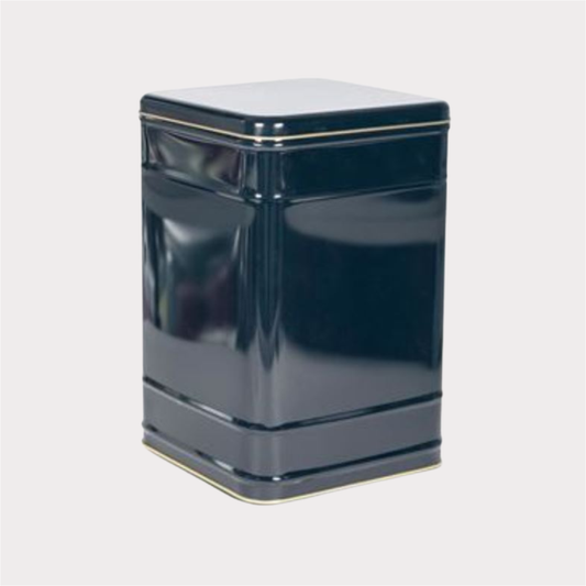 Vorratsdose blau von Cha Cult, 2 kg Scharnierdeckel, eckig