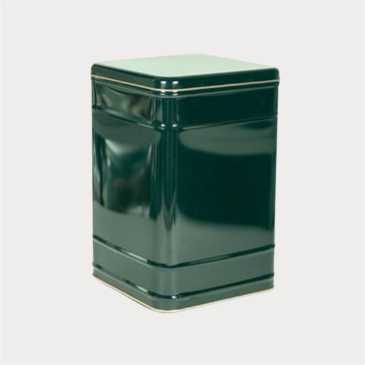 Vorratsdose grün von Cha Cult, 2 kg Scharnierdeckel, eckig