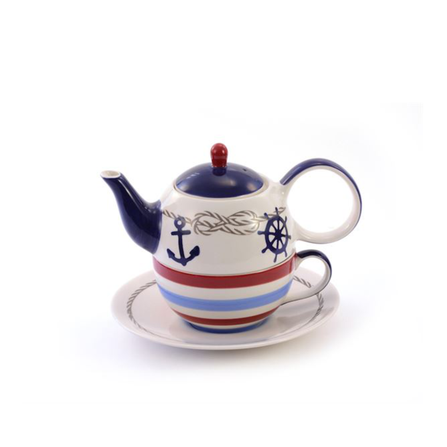 Tea for one Set "Silje" Keramik, 4-teilig Kanne: 0,4 l, Tasse: 0,2 l Cha Cult